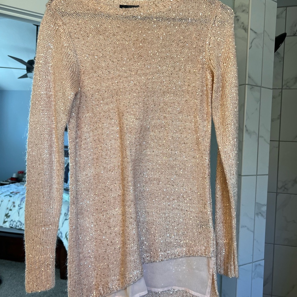 Sparkly Beige Sweater